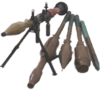 Ручной противотанковый гранатомет РПГ-7В1 с выстрелами различного назначения